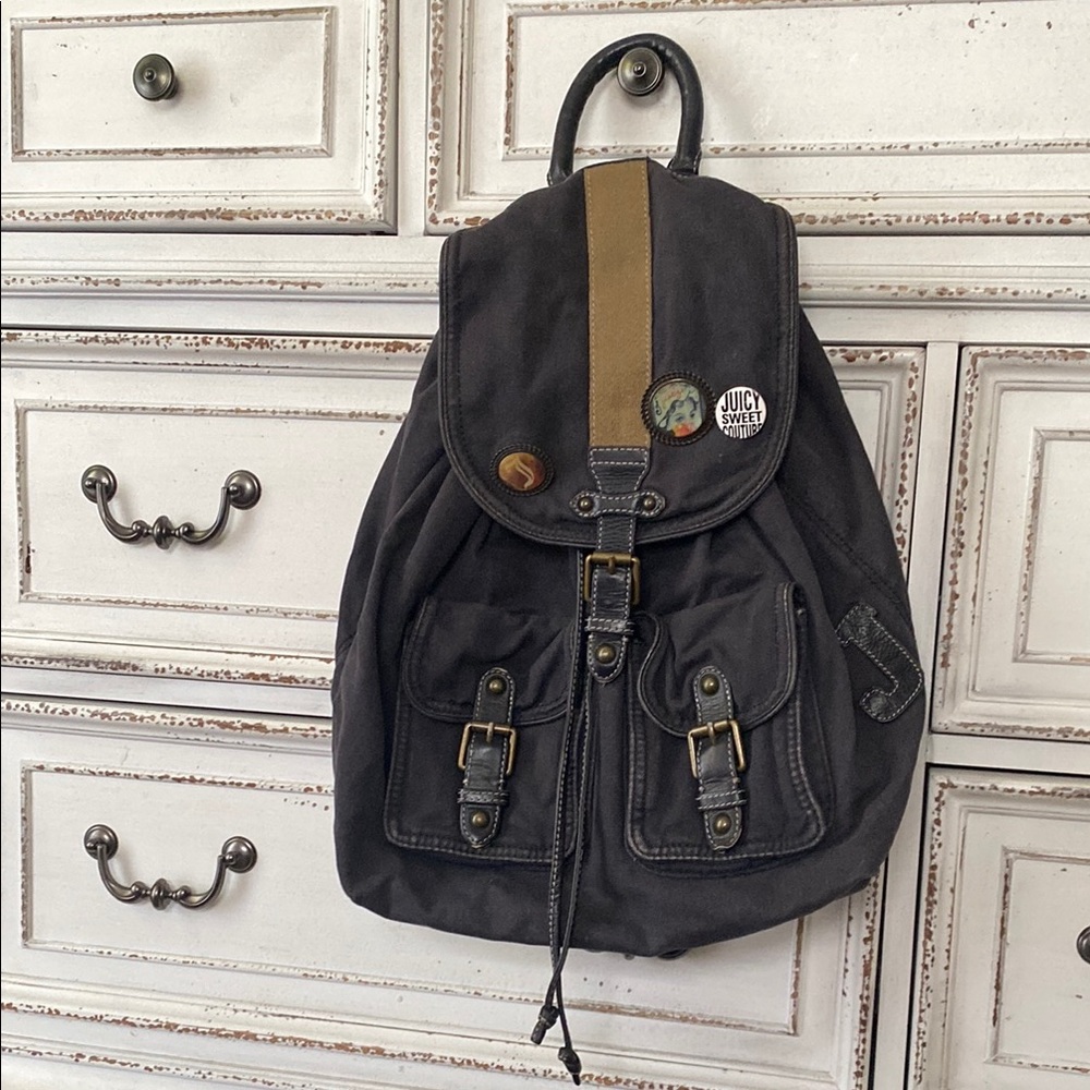 Juicy Couture Blue Backpack with Durable Design and Rugged Appeal
